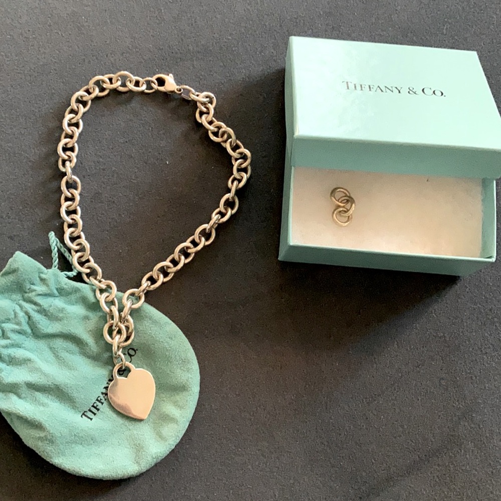 Tiffany & Co sterling silver heart necklace